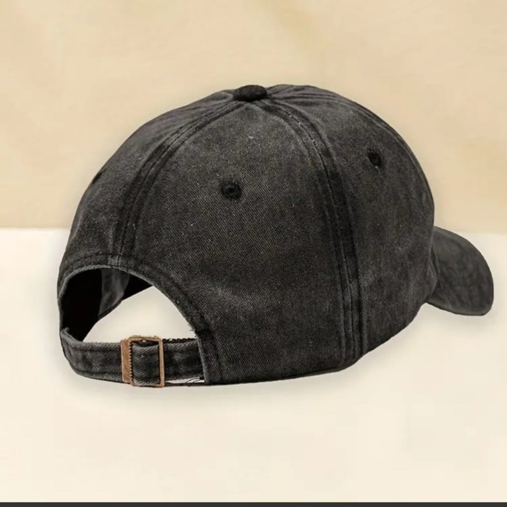 "Dog Mom" cap - washed black - tell them who you are! - Picture 3 of 4